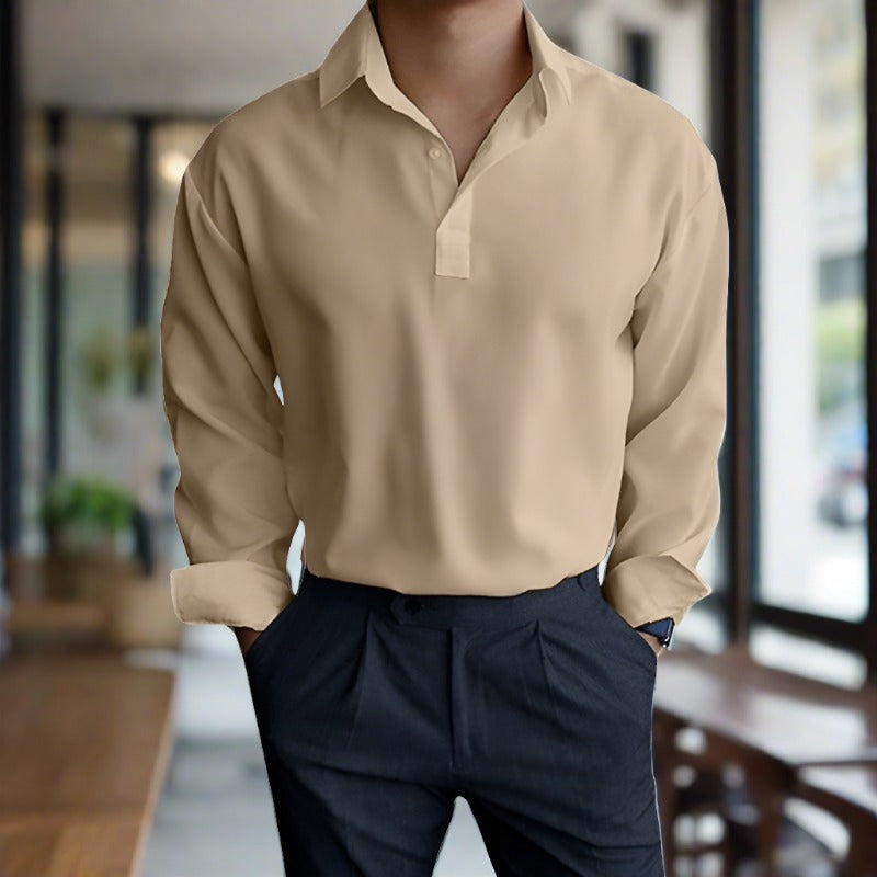 Men's Summer Polo Shirt Street-wave Premium Breathable Lightweight Comfort For Smart Casual