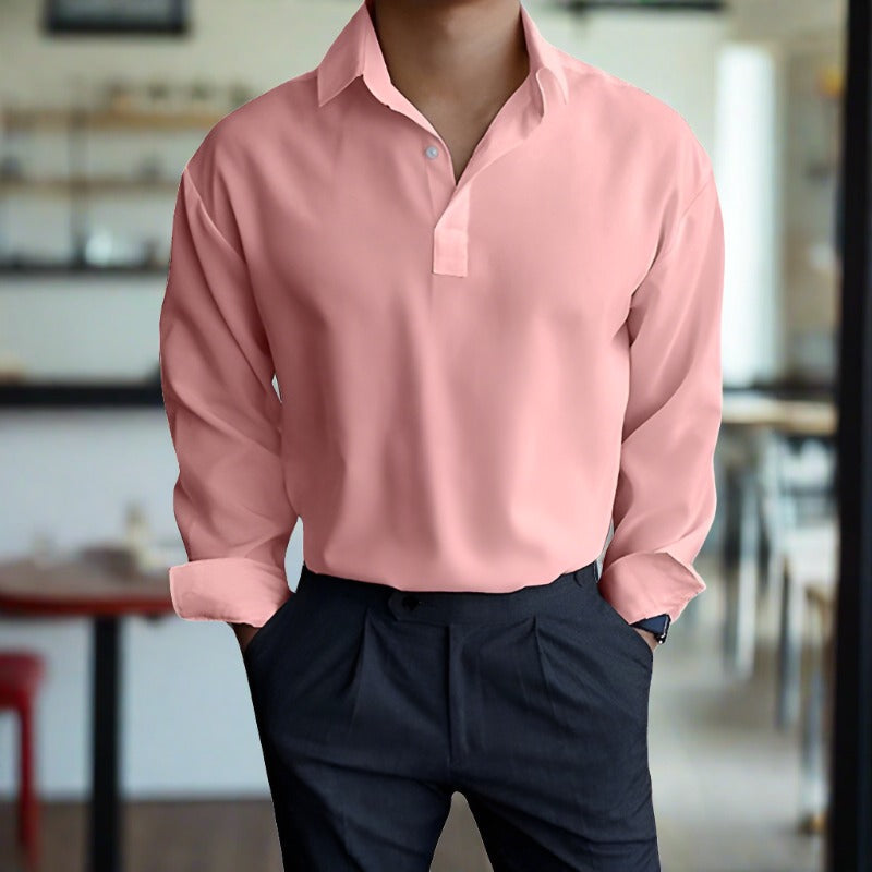 Men's Summer Polo Shirt Street-wave Premium Breathable Lightweight Comfort For Smart Casual