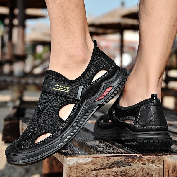 Street Wave Mens Sandals Breathable Comfort All Day Durable Lightweight For Hot Days And Walks