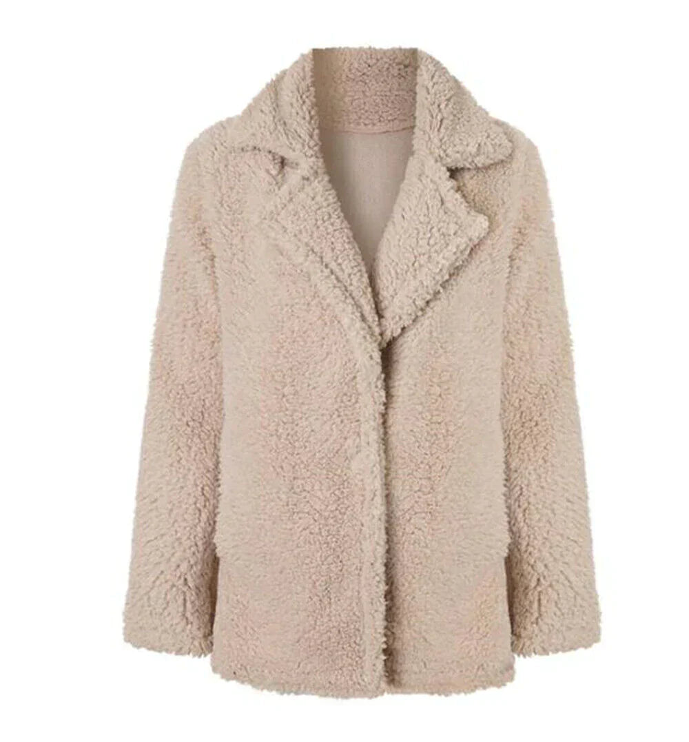 Street-Wave Teddy Jacket Cozy Warm Winter Jacket For Women Ultra Comfortable Fashionable