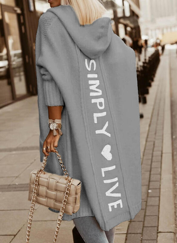 Street-Wave Womens Winter Cardigan Hoodie With Cozy Warmth And Elegant Style For Modern Women