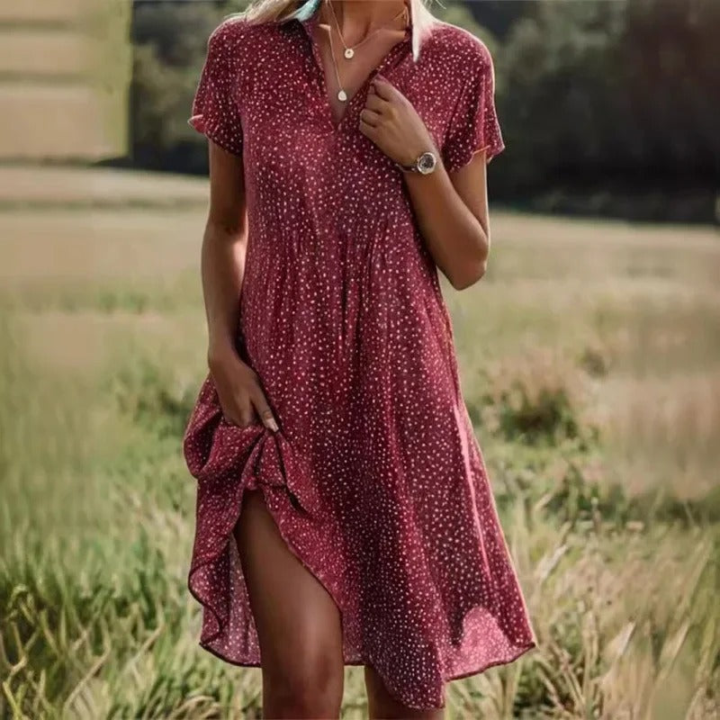 Street Wave Eleanor Short Summer Dress For Petite Women Breezy Comfort