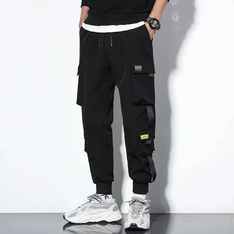 Marcus Men's Trendy Hip Hop Wide Leg Cargo Workwear Pants For Streetwear And Everyday Comfort