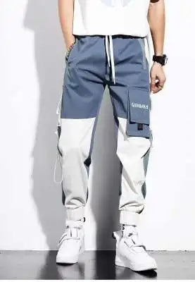 Marcus Men's Trendy Hip Hop Wide Leg Cargo Workwear Pants For Streetwear And Everyday Comfort