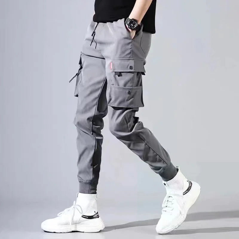 Marcus Men's Trendy Hip Hop Wide Leg Cargo Workwear Pants For Streetwear And Everyday Comfort