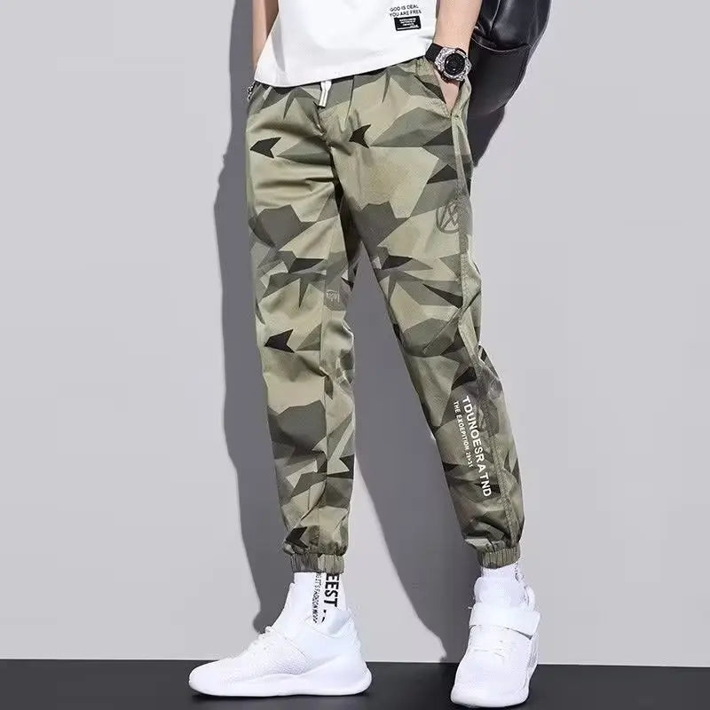 Marcus Men's Trendy Hip Hop Wide Leg Cargo Workwear Pants For Streetwear And Everyday Comfort