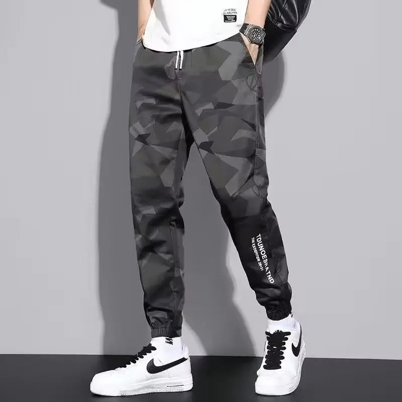 Marcus Men's Trendy Hip Hop Wide Leg Cargo Workwear Pants For Streetwear And Everyday Comfort