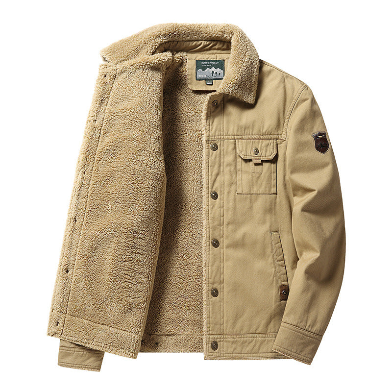 Mason Mens Winter Jacket With Wool Liner Thick Warm Outerwear Perfect For Snowy Days From Street-Wave