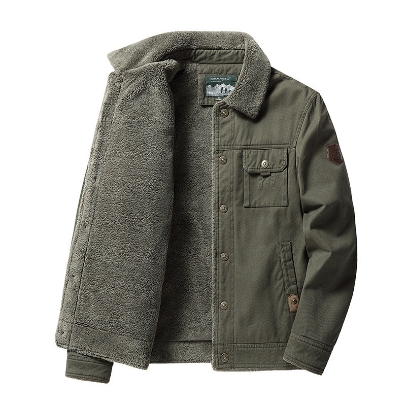 Mason Mens Winter Jacket With Wool Liner Thick Warm Outerwear Perfect For Snowy Days From Street-Wave