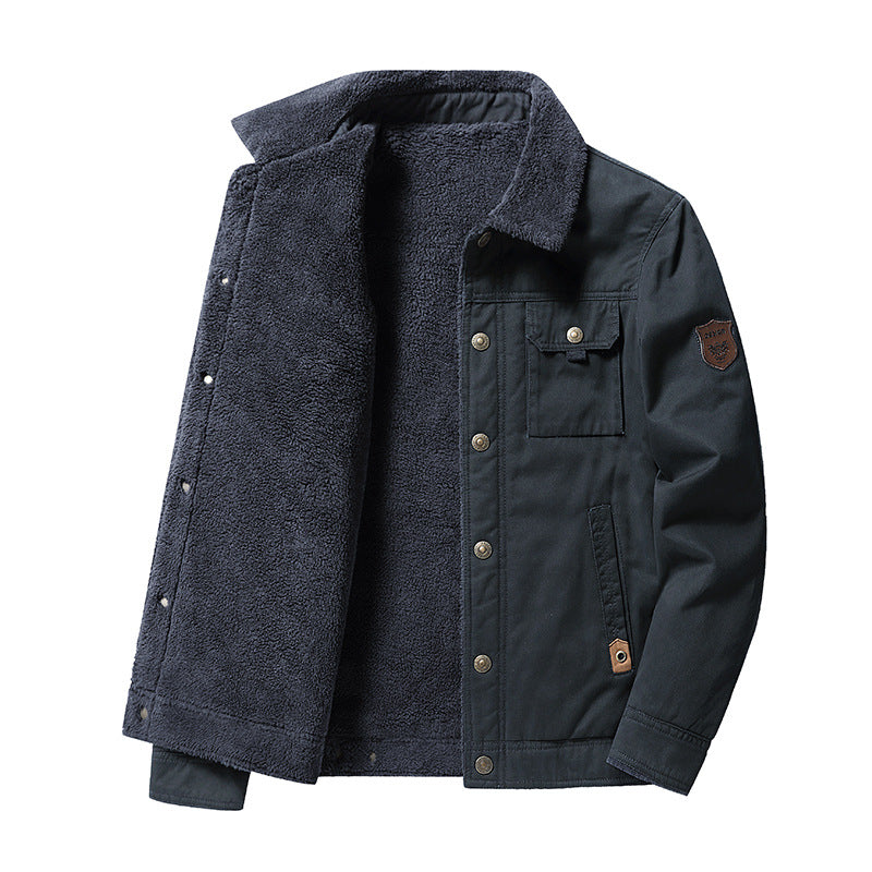 Mason Mens Winter Jacket With Wool Liner Thick Warm Outerwear Perfect For Snowy Days From Street-Wave
