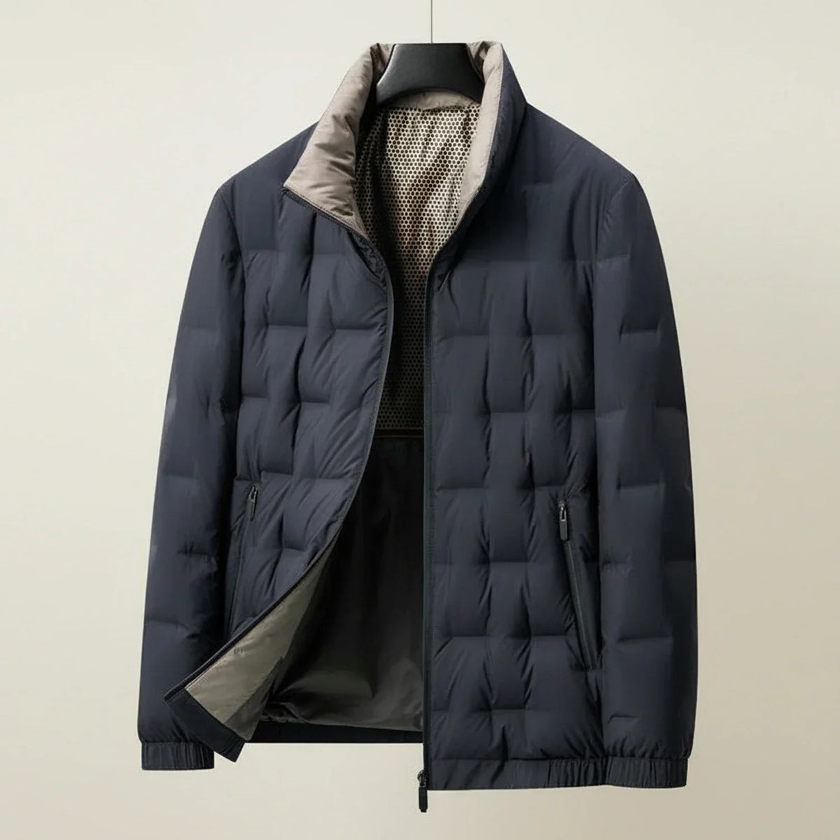 Street-Wave Men's Lightweight Quilted Puffer Jacket