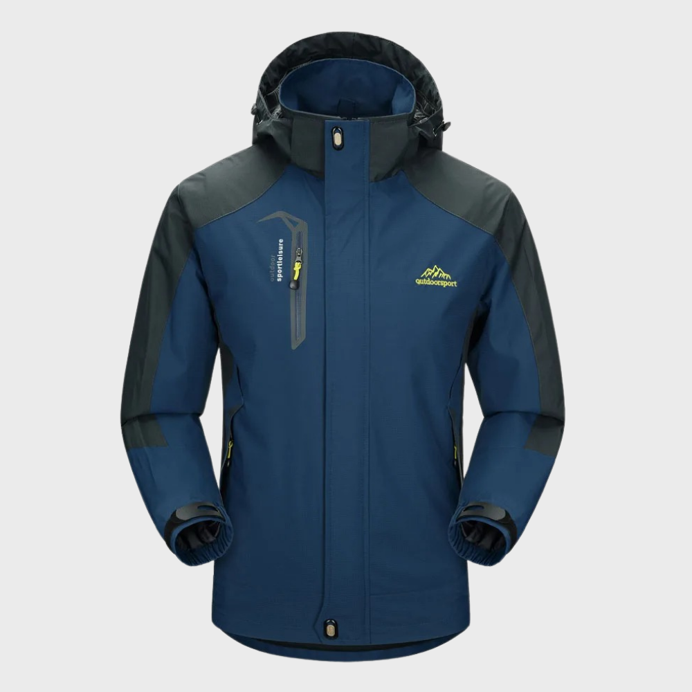 Streetwave Men Waterproof Windbreaker All Season Jacket For Outdoor Enthusiasts Everyday