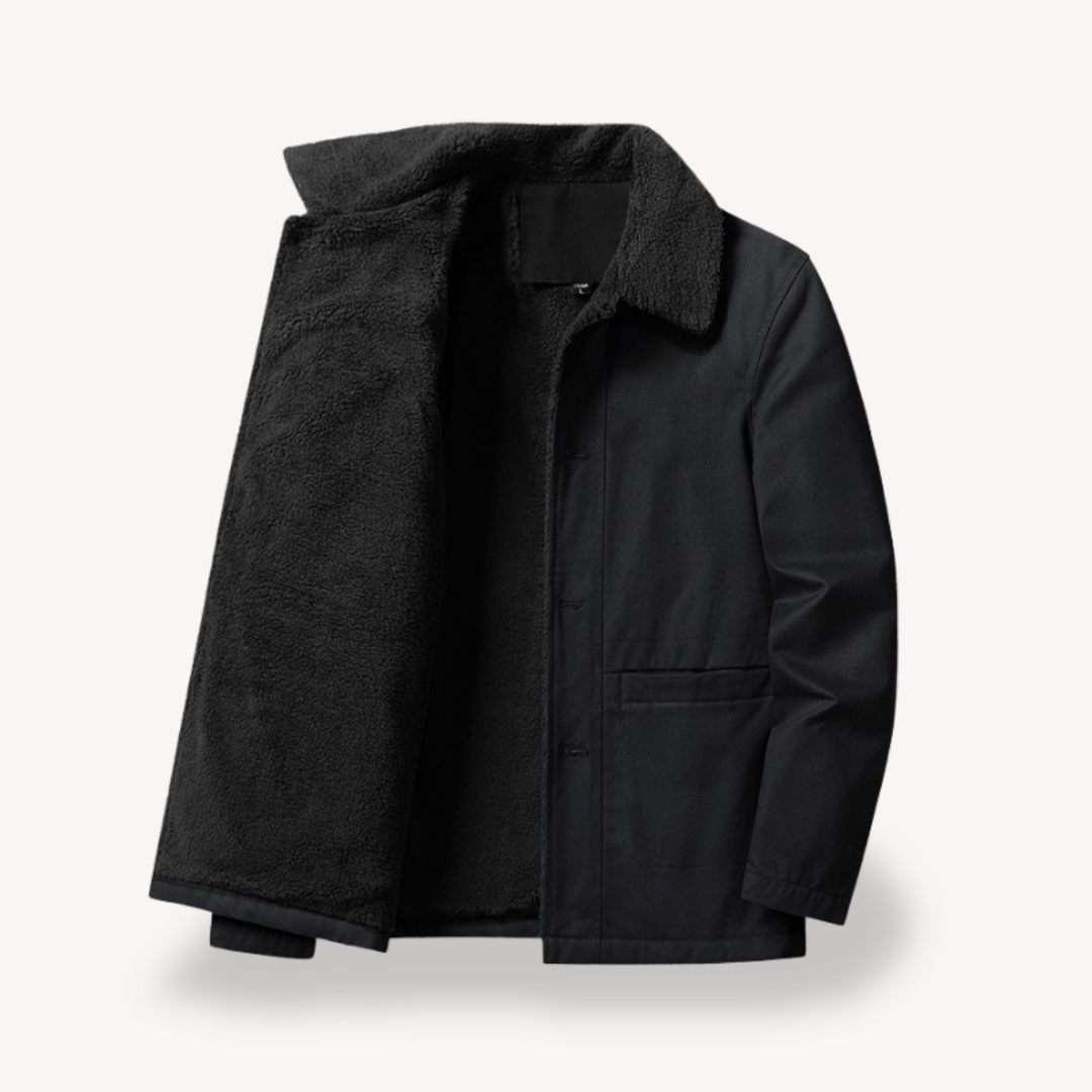 Street-wave Mens Sherpa Fleece Jacket Versatile Winter Layer For Warmth And Style Camel