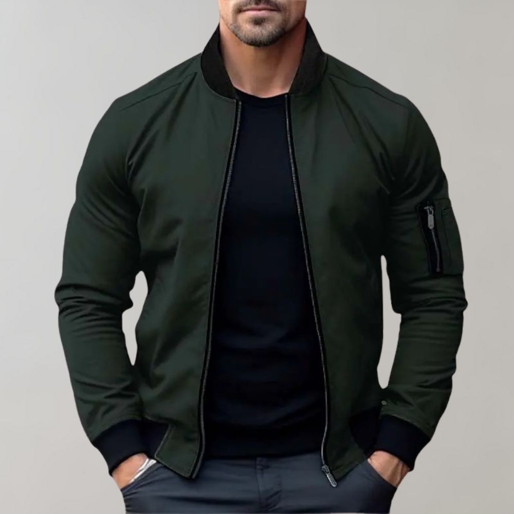 Street-wave All-Season Bomber Jacket For Men Lightweight And Stylish Outerwear Essentials