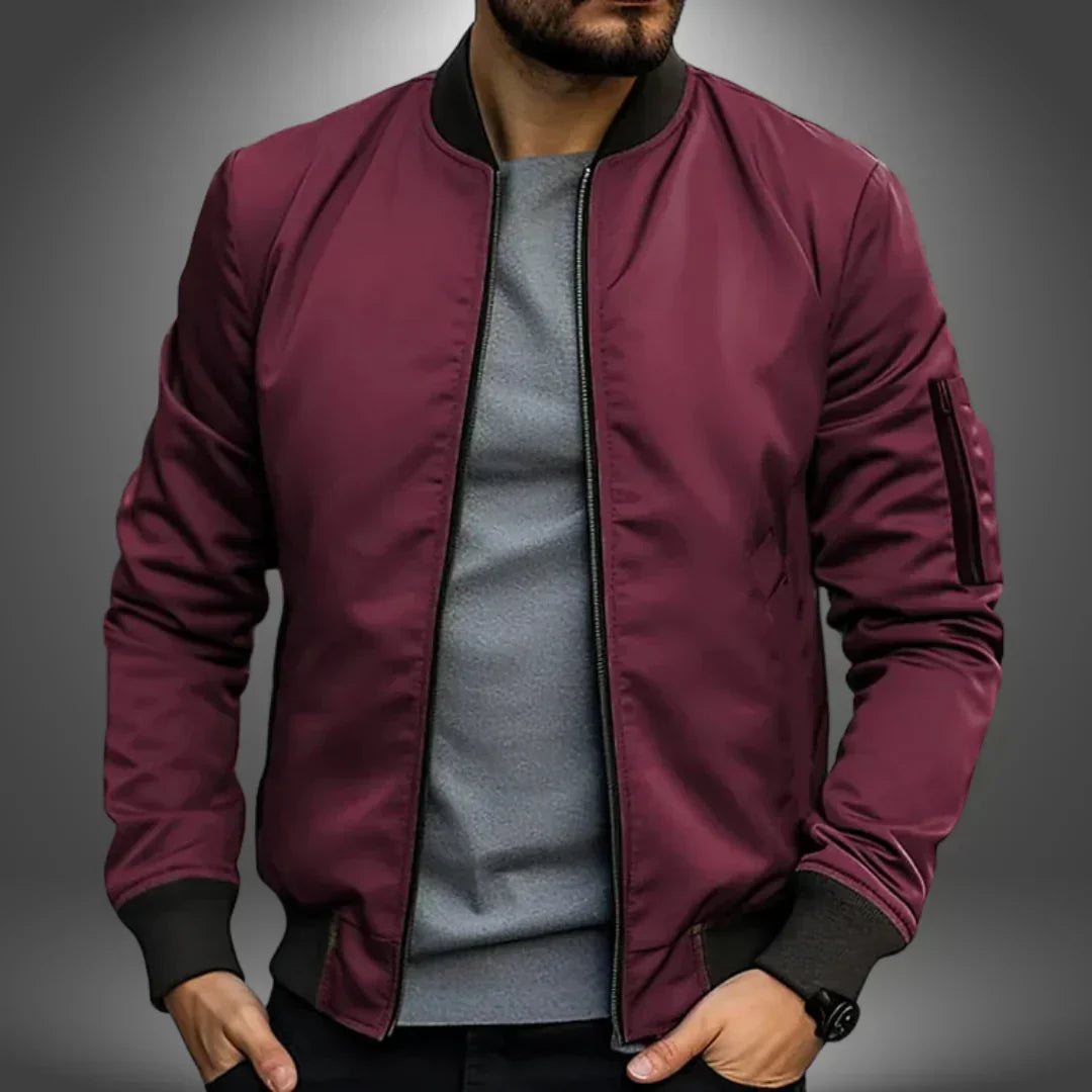 Streetwave Lightweight Bomber Jacket For Men Windbreaker Comfort And Casual Style