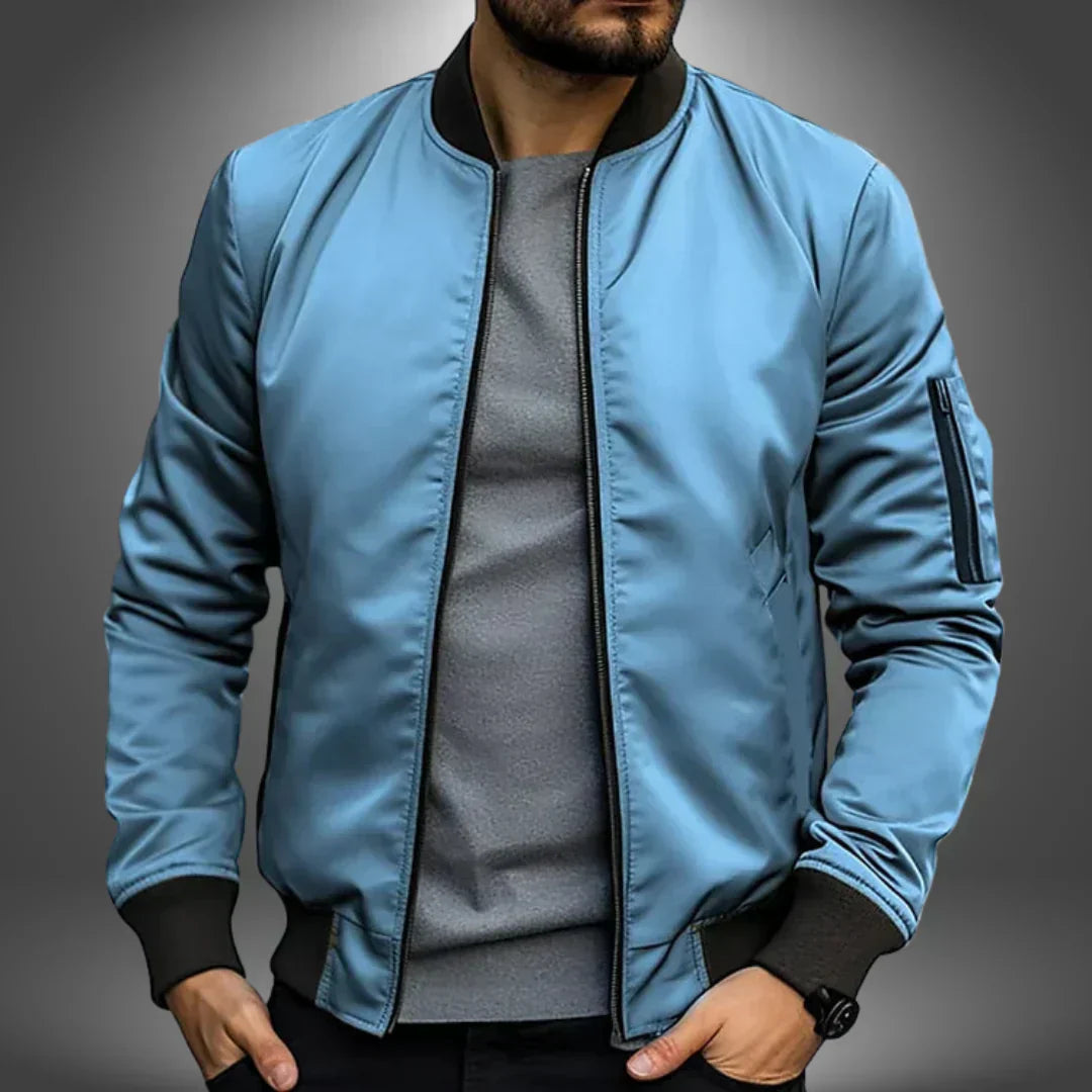 Streetwave Lightweight Bomber Jacket For Men Windbreaker Comfort And Casual Style