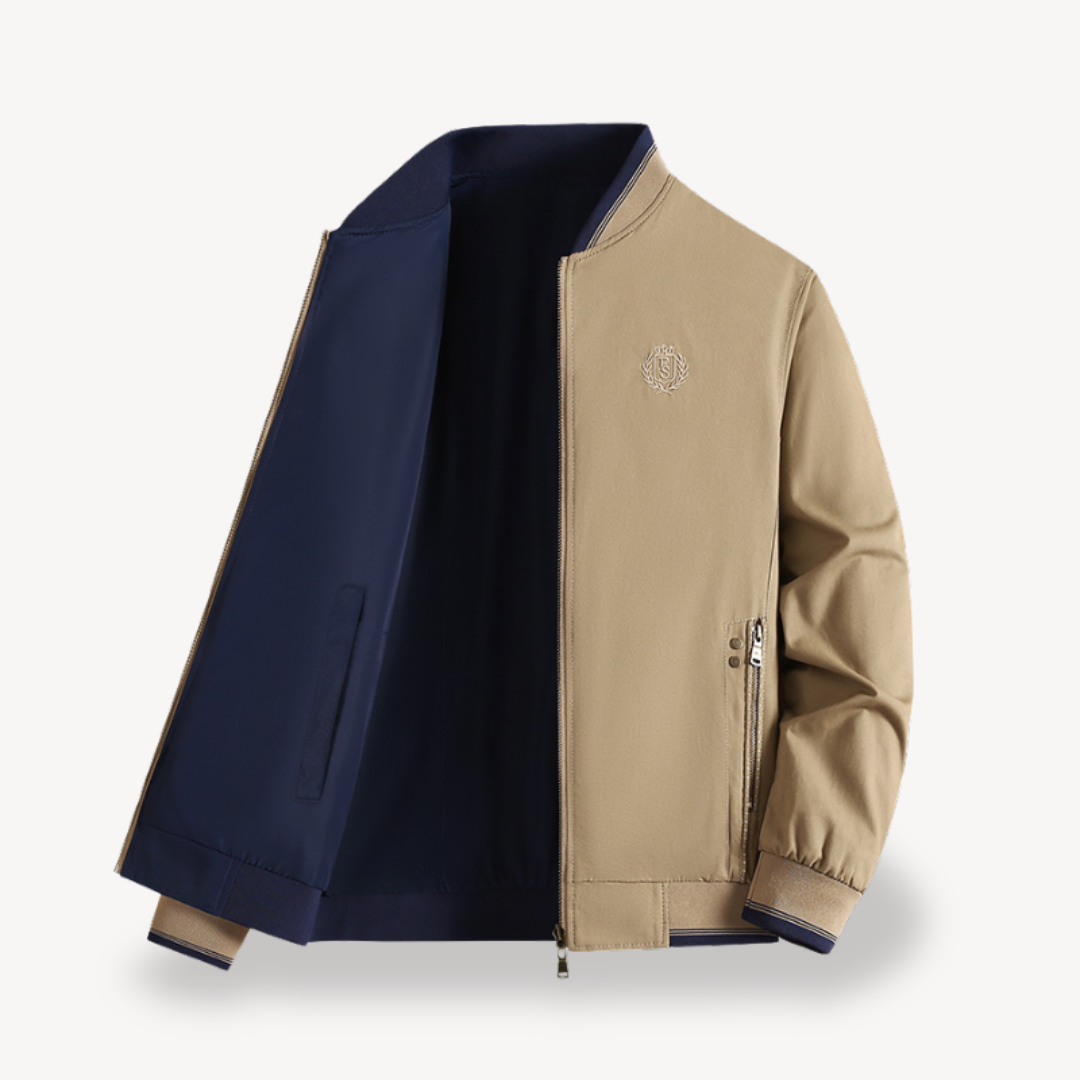 Street-Wave Lightweight Reversible Bomber Jacket For Men Slim Fit Multi Color Options
