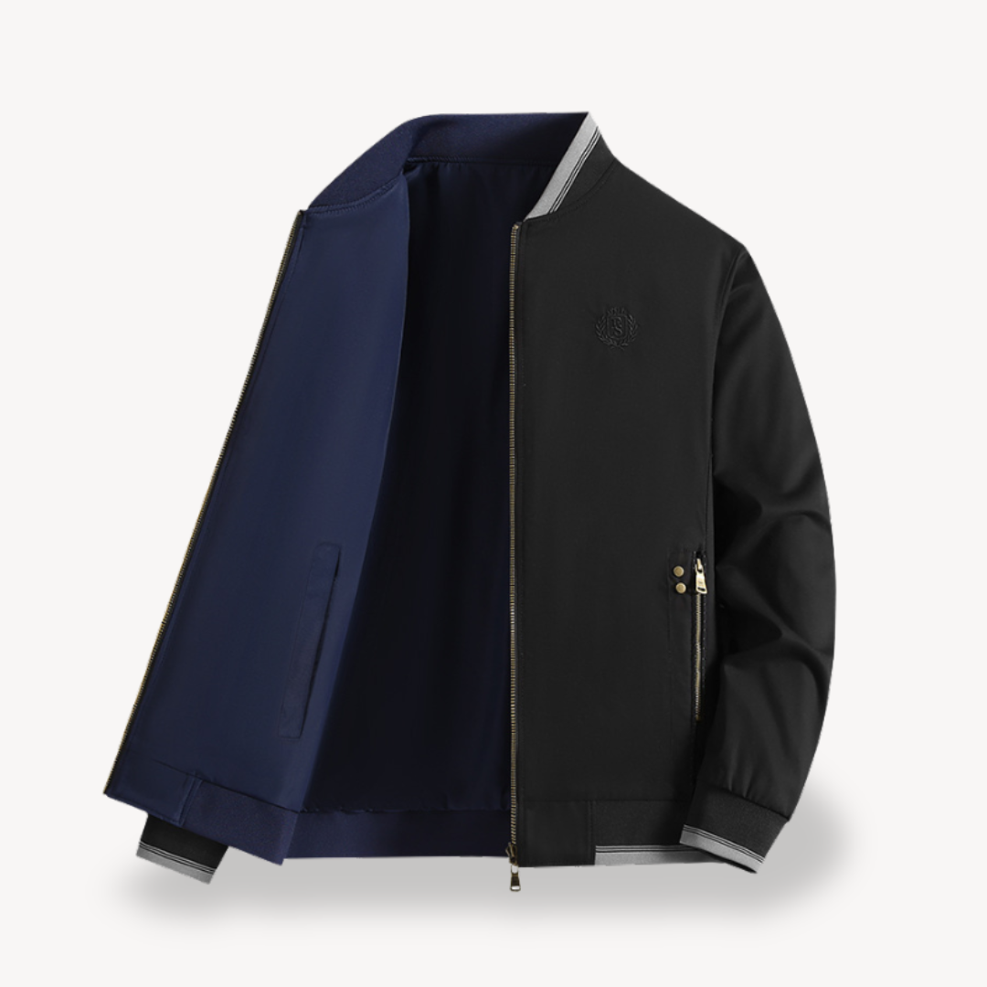 Street-Wave Lightweight Reversible Bomber Jacket For Men Slim Fit Multi Color Options