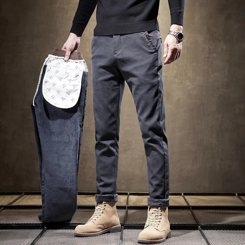 Alexander Mens Slim Fit Casual Pants for Modern Style and Everyday Comfort by Street-Wave