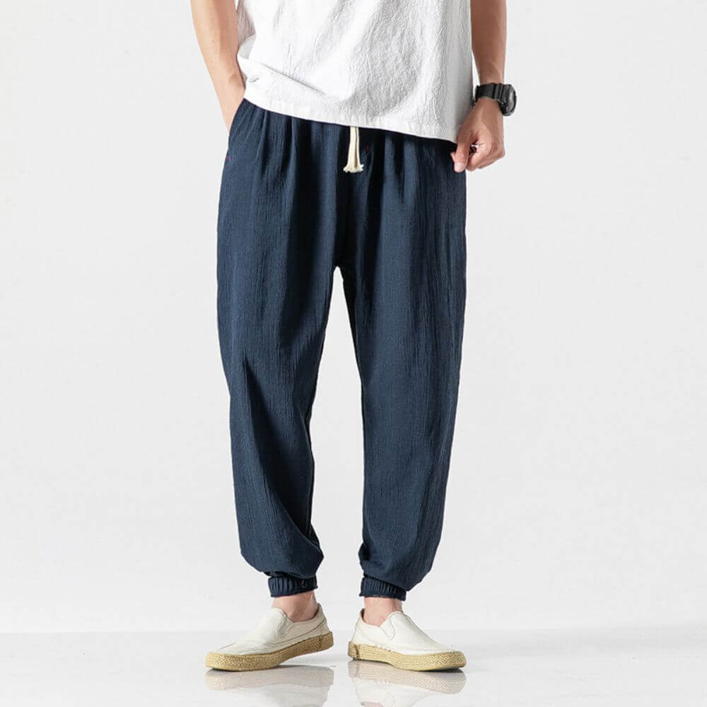 Linen Pants For Men Streetwave Modern Breathable Lightweight Comfort Versatile For Casual And Dressy