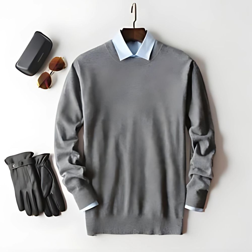 Street-Wave Men's Casual Sweatshirt Premium Soft Fabric Cozy Warmth Versatile Fall Winter Wear For Style Conscious Men