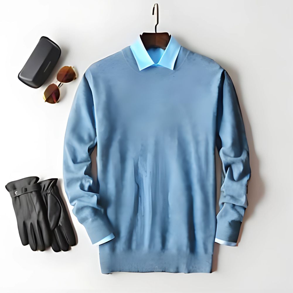 Street-Wave Men's Casual Sweatshirt Premium Soft Fabric Cozy Warmth Versatile Fall Winter Wear For Style Conscious Men