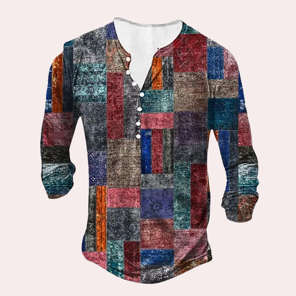 Mens Patchwork Sweater Streetwave Timeless Comfort For Fashion Conscious Men Everyday Style