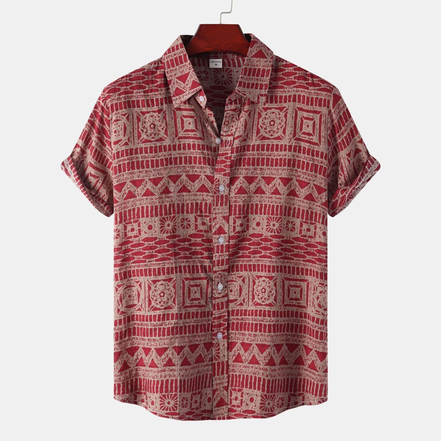 Remil Mens Summer Polo Shirt Breathable Lightweight Comfort For Modern Men Patterned Style