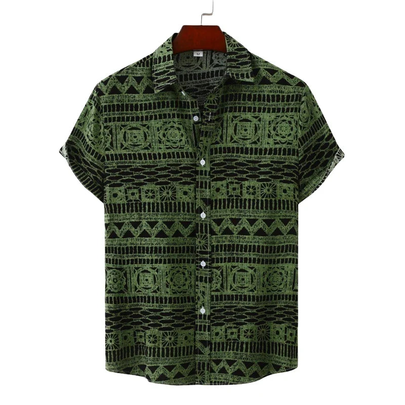 Remil Mens Summer Polo Shirt Breathable Lightweight Comfort For Modern Men Patterned Style