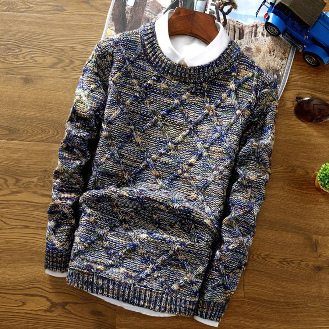 Mens Knit Sweater Hugo By Street Wave Warm Cozy Soft Material For Men Fall Winter Fashion