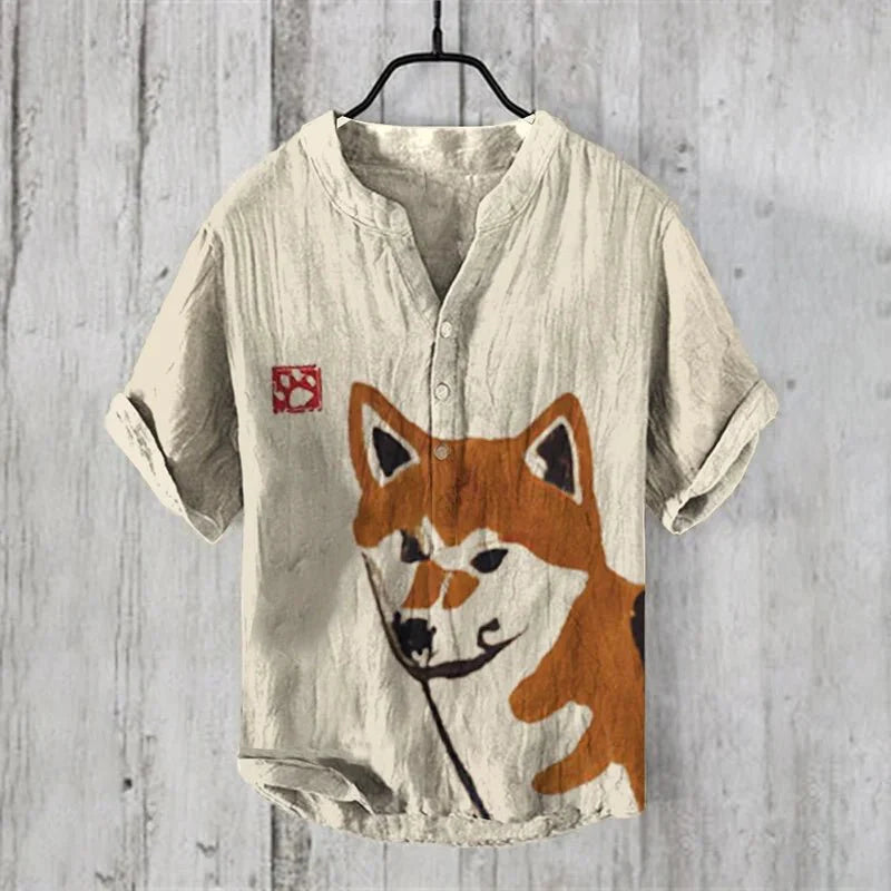 Rendon Linen Silk Shirt For Men Luxurious Breathable Summer Comfort Ideal For Stylish Everyday Wear