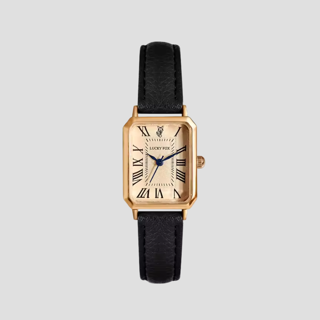 Isla Rectangular Wristwatch | Vintage Inspired Solid Wristwatch