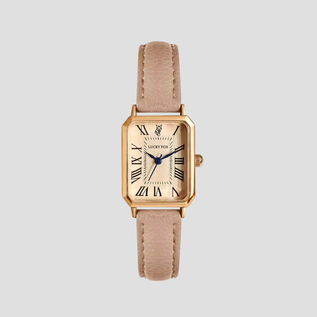 Isla Rectangular Wristwatch | Vintage Inspired Solid Wristwatch