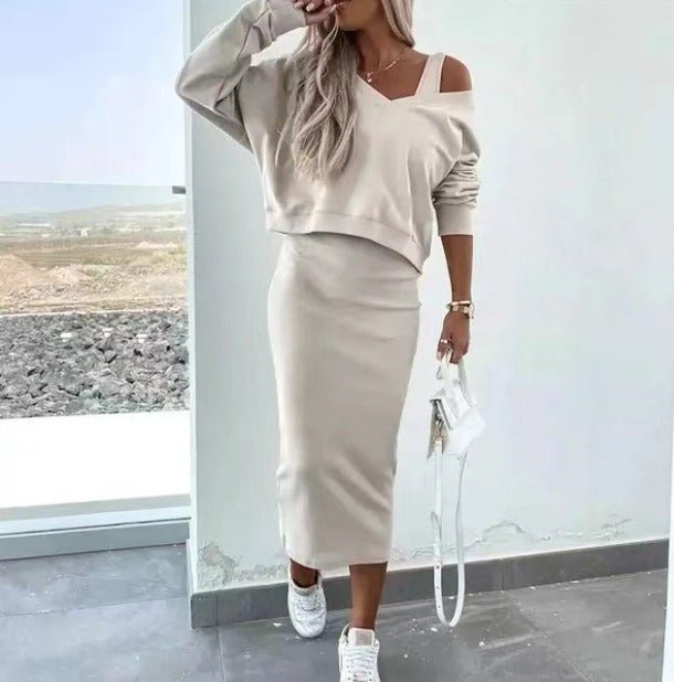 Street-Wave Madison Womens Off-Shoulder Top And Skirt Set Flattering Silhouette