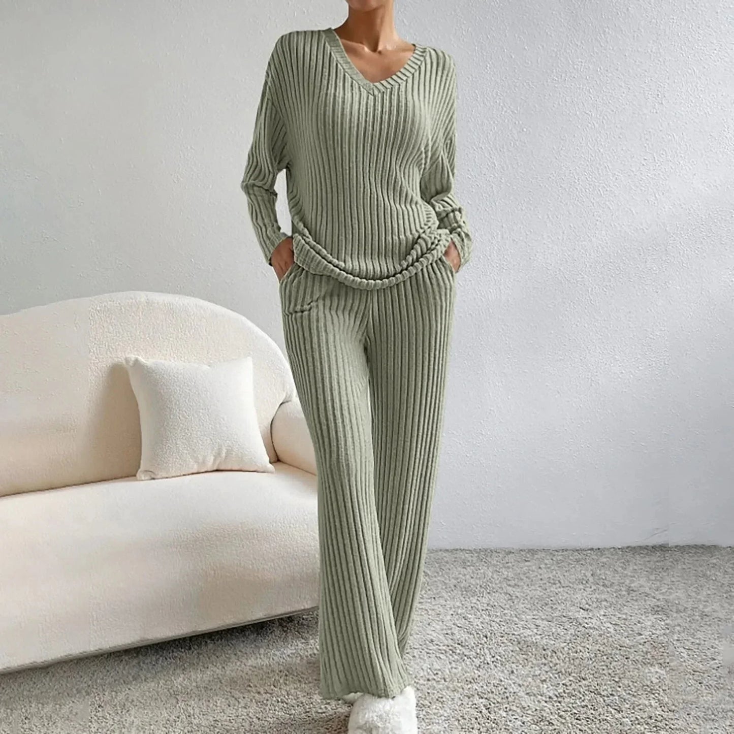 Street-Wave Harper Two Piece Lounge Set Unisex Effortless Comfort