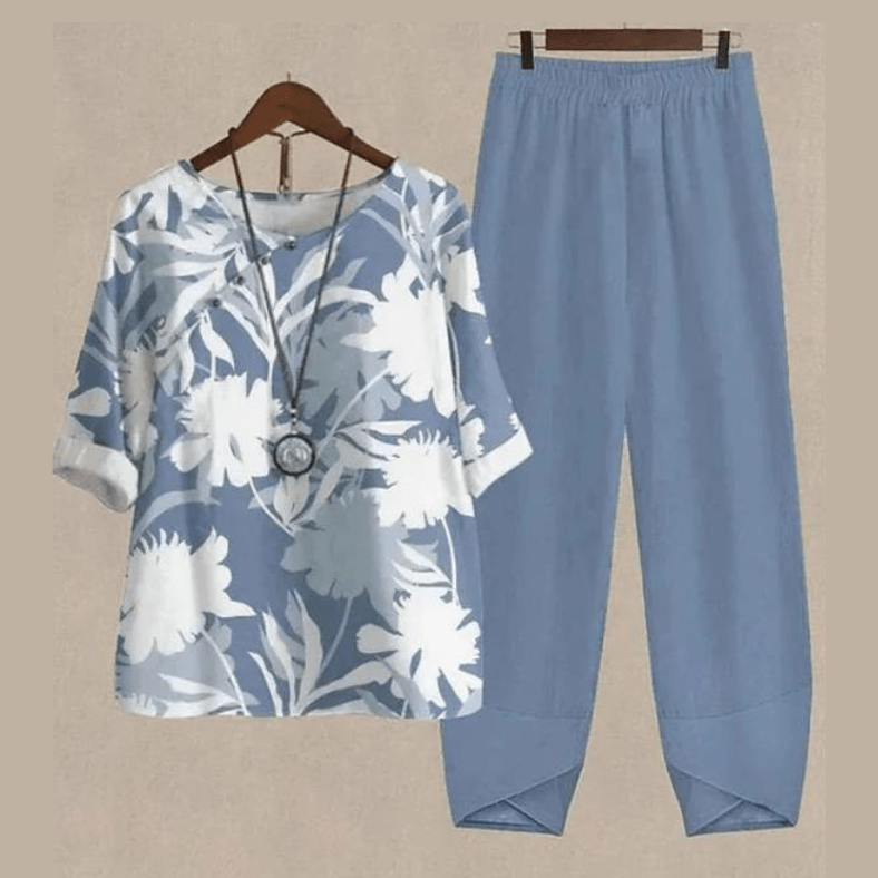 Ava Two Piece Set For Women By Street Wave Effortless Polished Comfort
