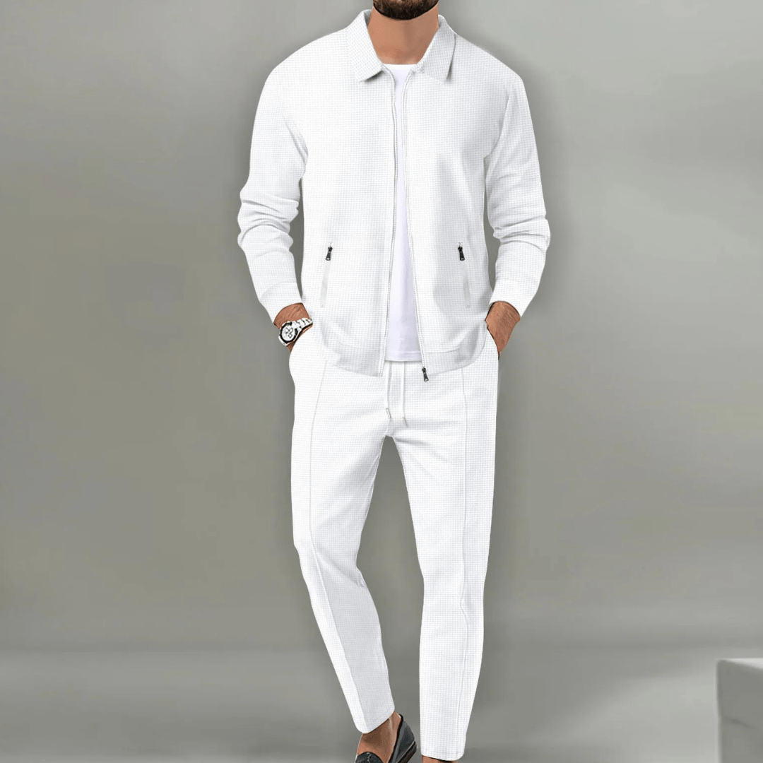 Mens Tracksuit Set Street Wave Lightweight Zip Up Jacket For Men