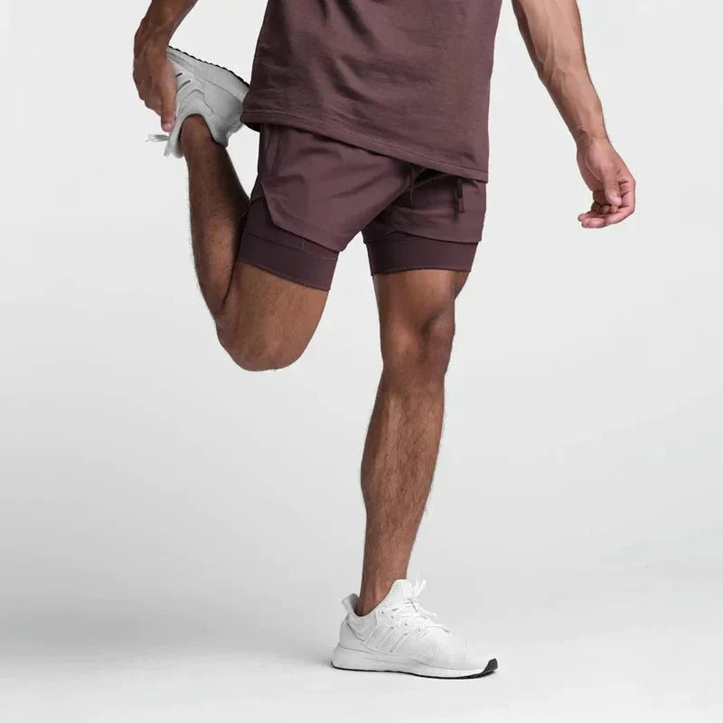 Men's Training Shorts Breathable Lightweight Slim Fit With Adjustable Elastic Waistband For Workouts And Running