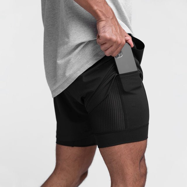 Men's Training Shorts Breathable Lightweight Slim Fit With Adjustable Elastic Waistband For Workouts And Running