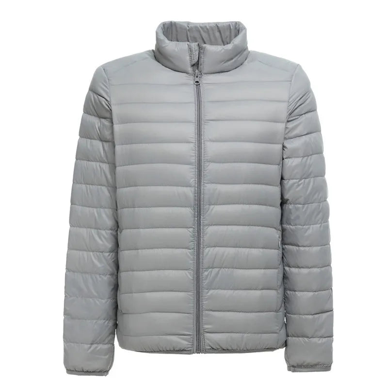 Street-Wave Nathan Mens Lightweight Water Resistant Packable Puffer Jacket For Outdoor Winter Weather