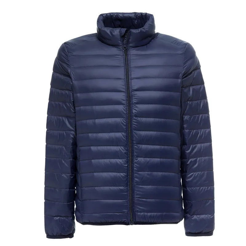 Street-Wave Nathan Mens Lightweight Water Resistant Packable Puffer Jacket For Outdoor Winter Weather