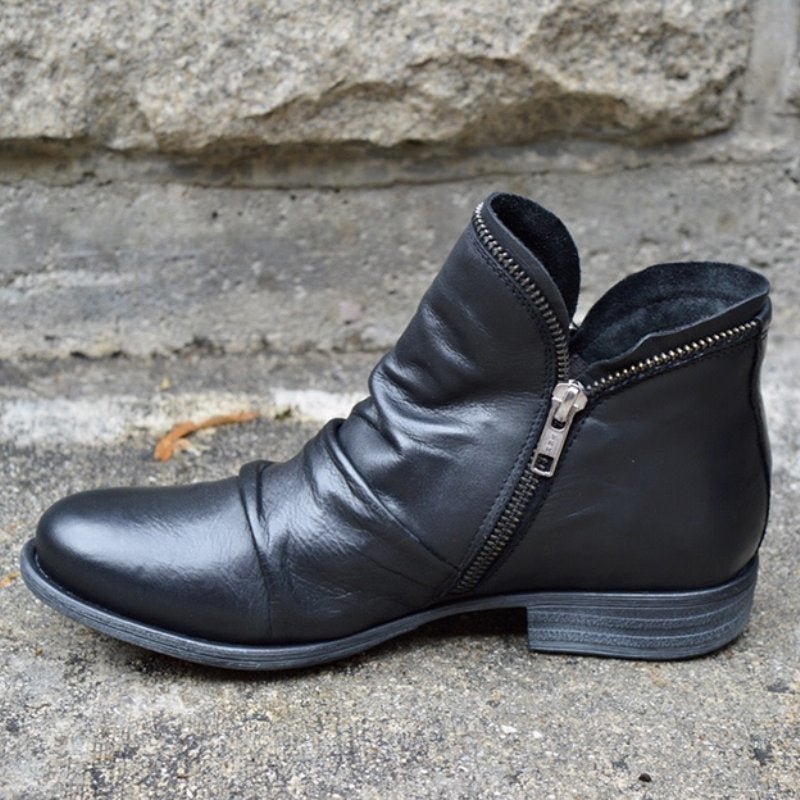 Streetwave Trendy Ankle Boots for Cold Days Women Cozy Warmth Premium Materials and Modern Style