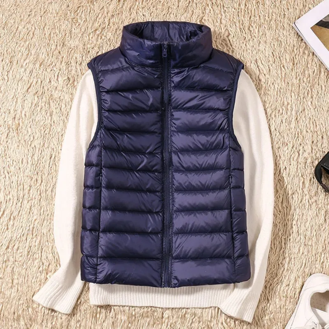 Street-wave Ultralight Windproof Puffer Vest for City Explorers with Breathable Warmth