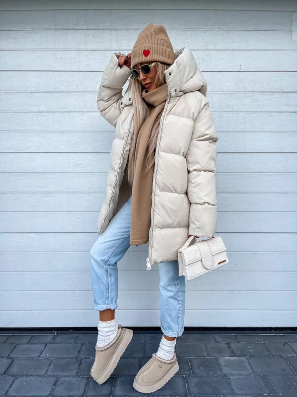 Street-wave Women Puffer Jacket - Cozy Warmth, Modern Silhouette, Everyday Elegance