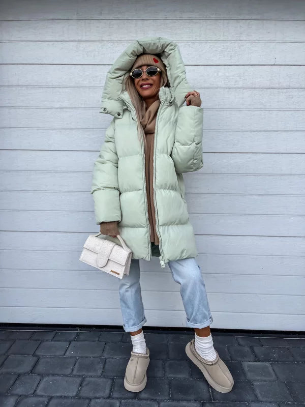 Street-wave Women Puffer Jacket - Cozy Warmth, Modern Silhouette, Everyday Elegance