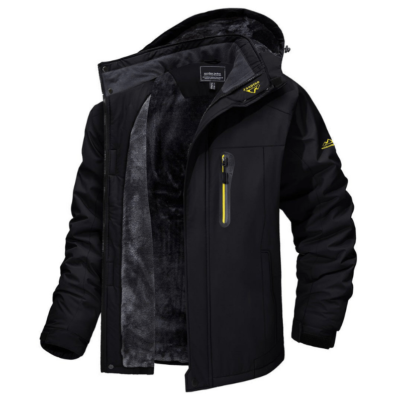 Charles All Season Fleece Protective Jacket By Street-wave For Outdoor Enthusiasts Warm Windproof Interior