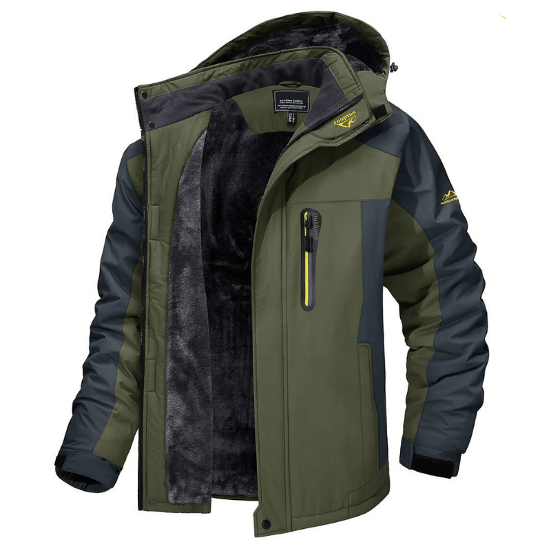 Charles All Season Fleece Protective Jacket By Street-wave For Outdoor Enthusiasts Warm Windproof Interior