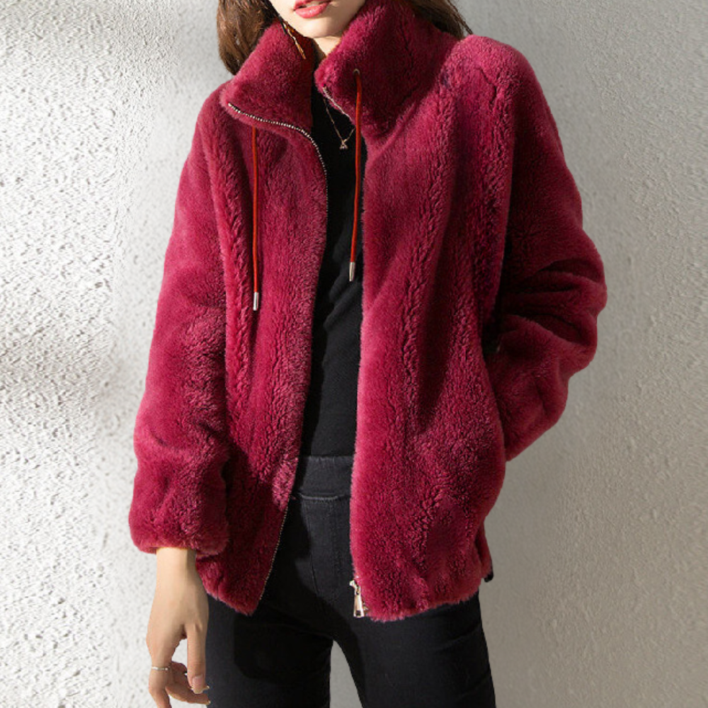KEILANI Women's Warm Winter Jacket With Cozy Plush Lining For Everyday Comfort Ideal For Cold Weather