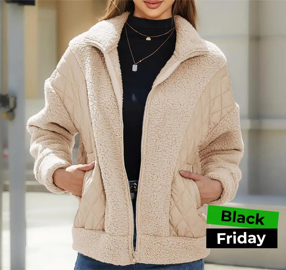Street Wave Lightweight Padded Jacket For Women With Cozy Fleece Lining And Winter Warmth