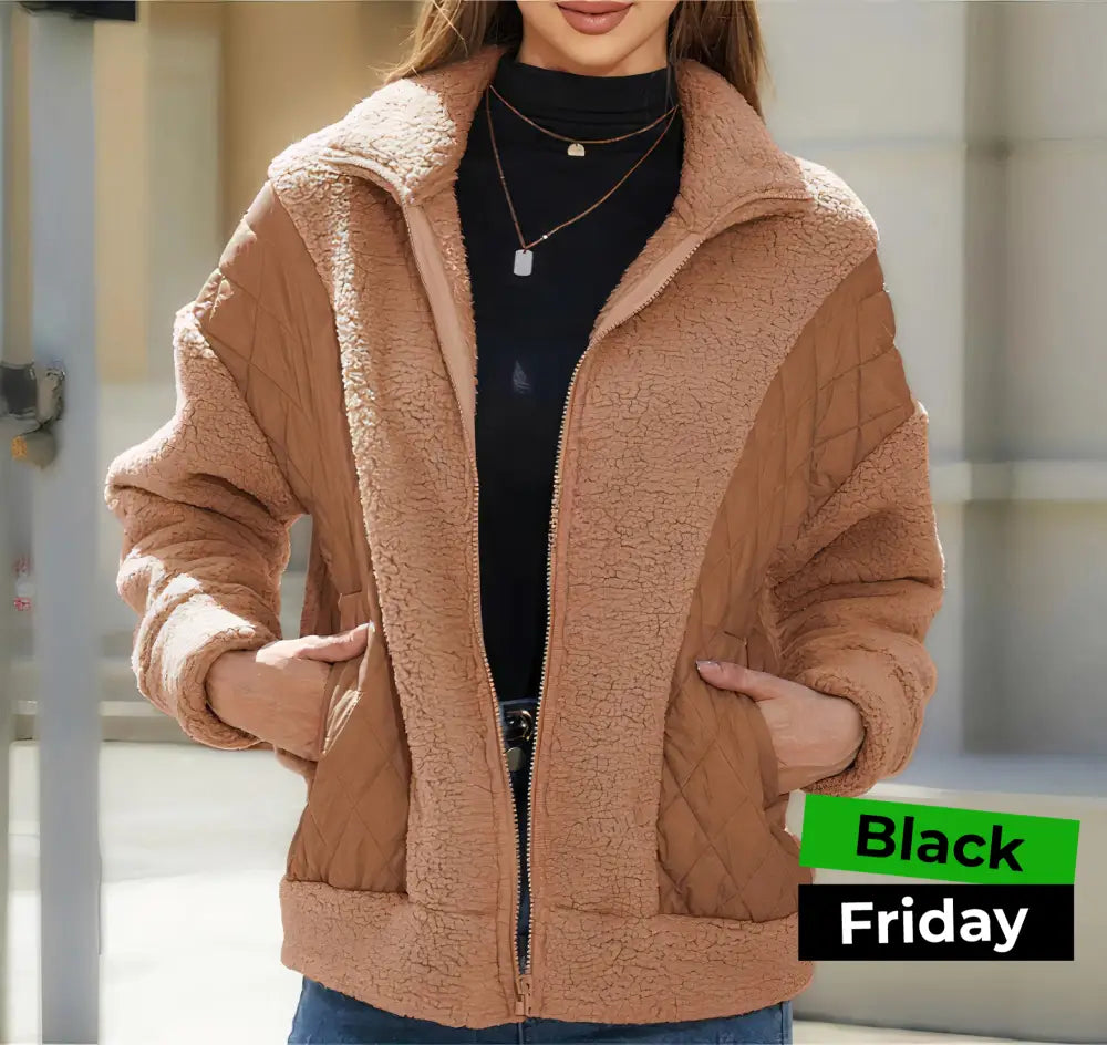 Street Wave Lightweight Padded Jacket For Women With Cozy Fleece Lining And Winter Warmth